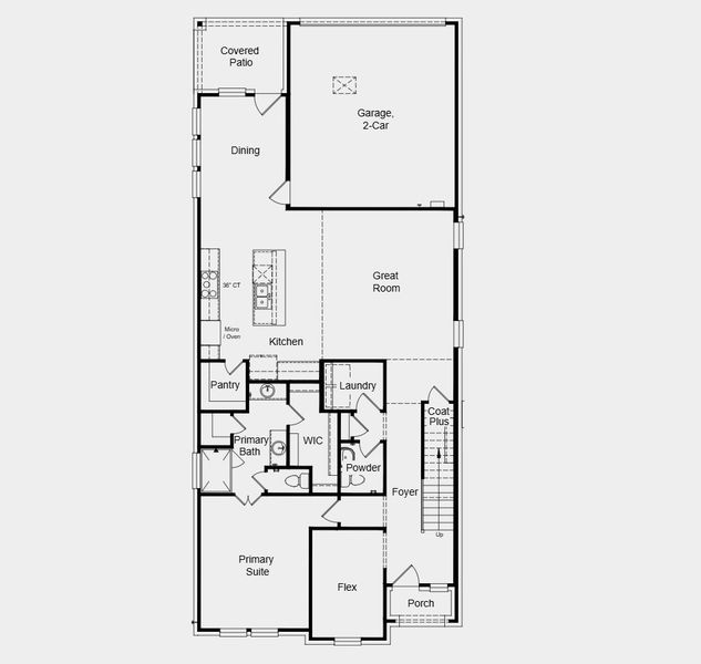 2D floor plan layout for the Mercer by Taylor Morrison in The Ranch at Uptown Celina 40s, Celina, TX (Image 3). 2D floor plan layout for the Mercer by Taylor Morrison in The Ranch at Uptown Celina 40s, Celina, TX (Image 3).