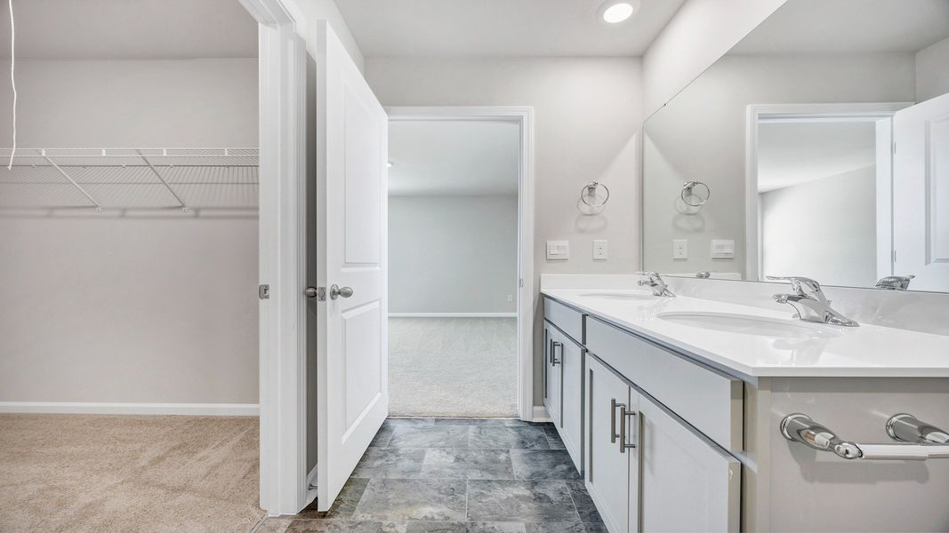 Furnished interior view inside a new home in The Park at Wilkinson, Orangeburg (Image 24).