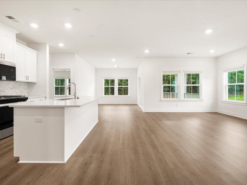 Spacious, unfurnished interior of a new home in The Coves at Lakes of Cane Bay, Summerville (Image 36). Spacious, unfurnished interior of a new home in The Coves at Lakes of Cane Bay, Summerville (Image 36).