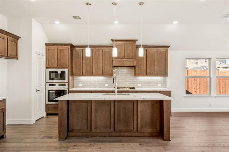 Furnished interior view inside a new home in Country Lakes, Denton (Image 16).