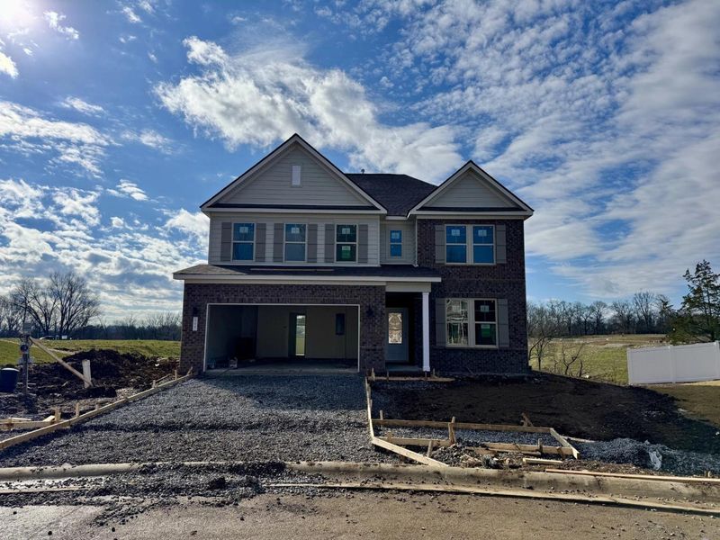 In-progress construction of a new home in Woods Crossing, Gallatin, TN (Image 37).