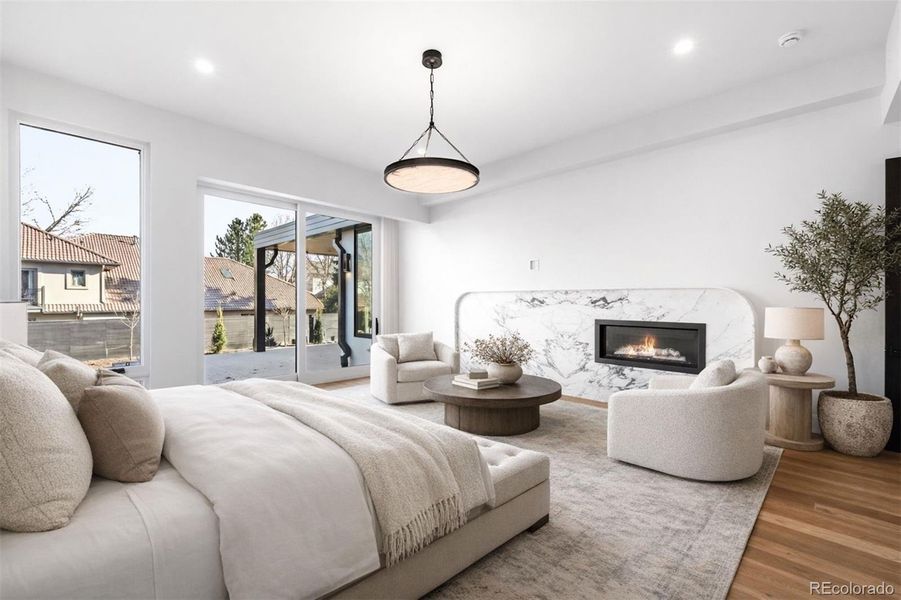 Furnished interior view inside a new home in , Denver (Image 9).
