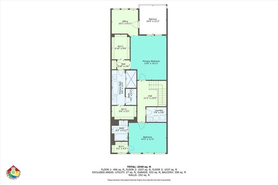 2D floor plan layout of this home in , Woodstock, GA (Image 5).