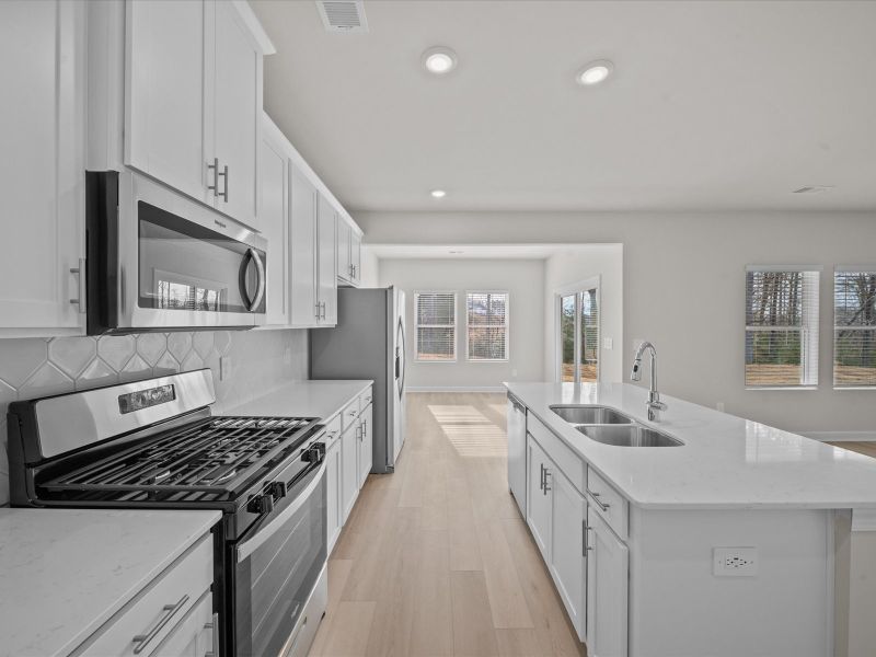 Furnished interior view inside a new home in Cedar Shoals – Heritage Collection, Piedmont (Image 6).