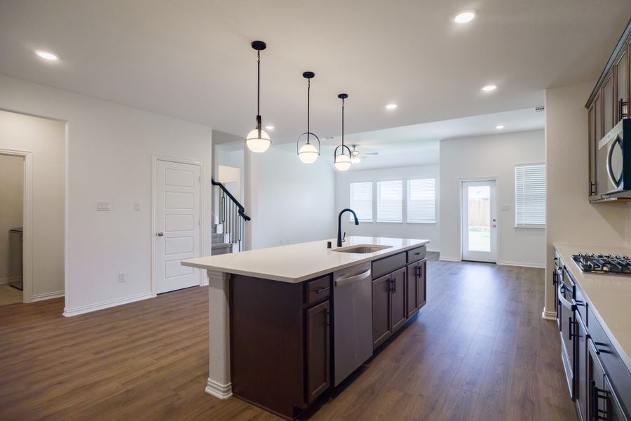 Furnished interior view inside a new home in The Villages of Hurricane Creek, Anna (Image 10).