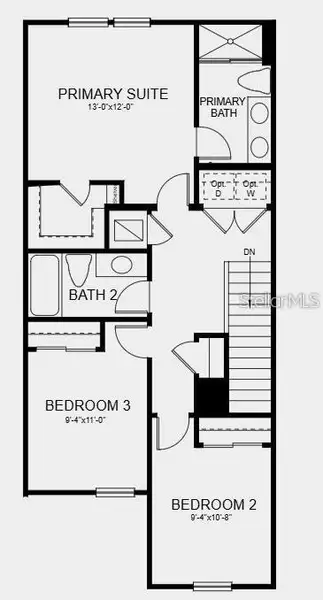 2D floor plan layout of this home in , Edgewater, FL (Image 4).