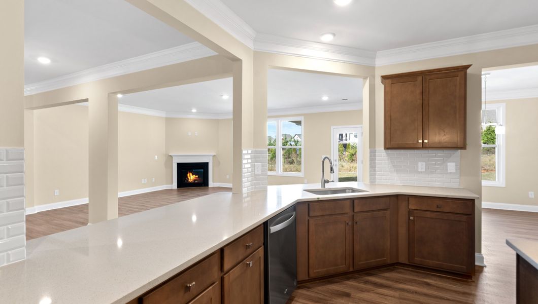Furnished interior view inside a new home in Campbell Ridge, Piedmont (Image 11). Furnished interior view inside a new home in Campbell Ridge, Piedmont (Image 11).