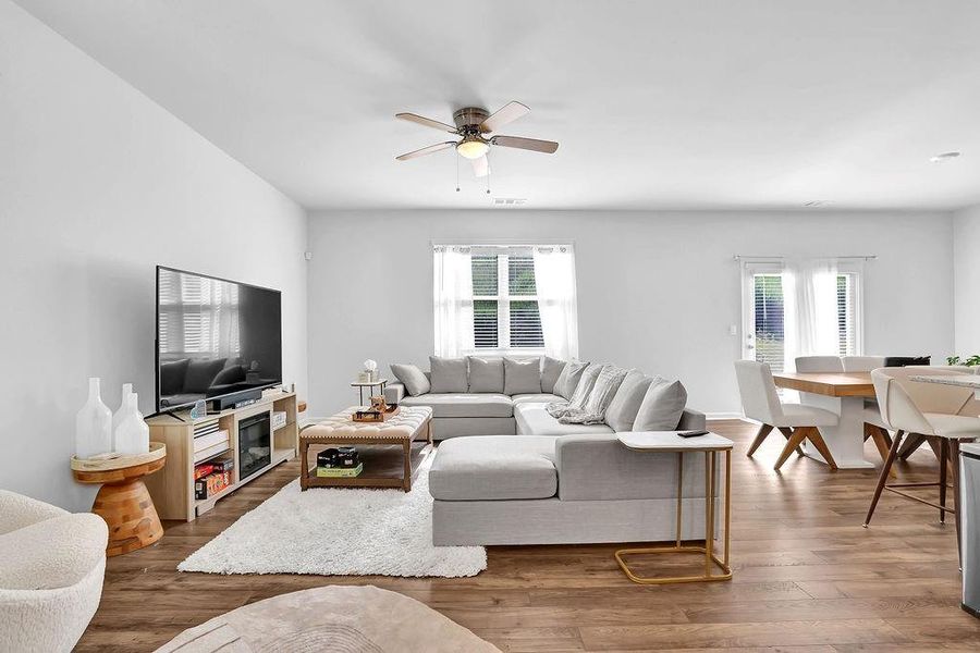 Furnished interior view inside a new home in Etowah Preserve, Dawsonville (Image 11).