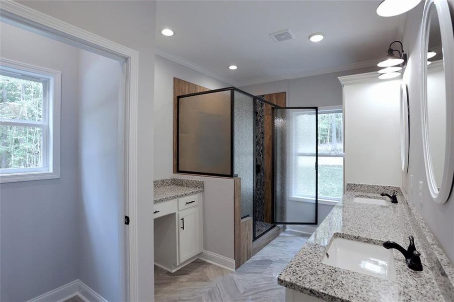 Furnished interior view inside a new home in , Dallas (Image 7). Furnished interior view inside a new home in , Dallas (Image 7).