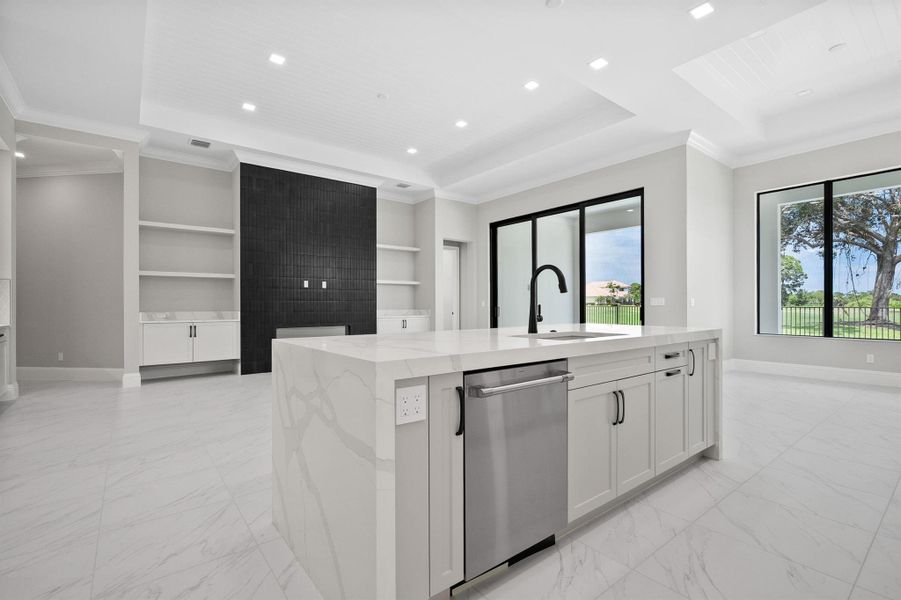 Furnished interior view inside a new home in Tesoro Club, Port St. Lucie (Image 7). Furnished interior view inside a new home in Tesoro Club, Port St. Lucie (Image 7).