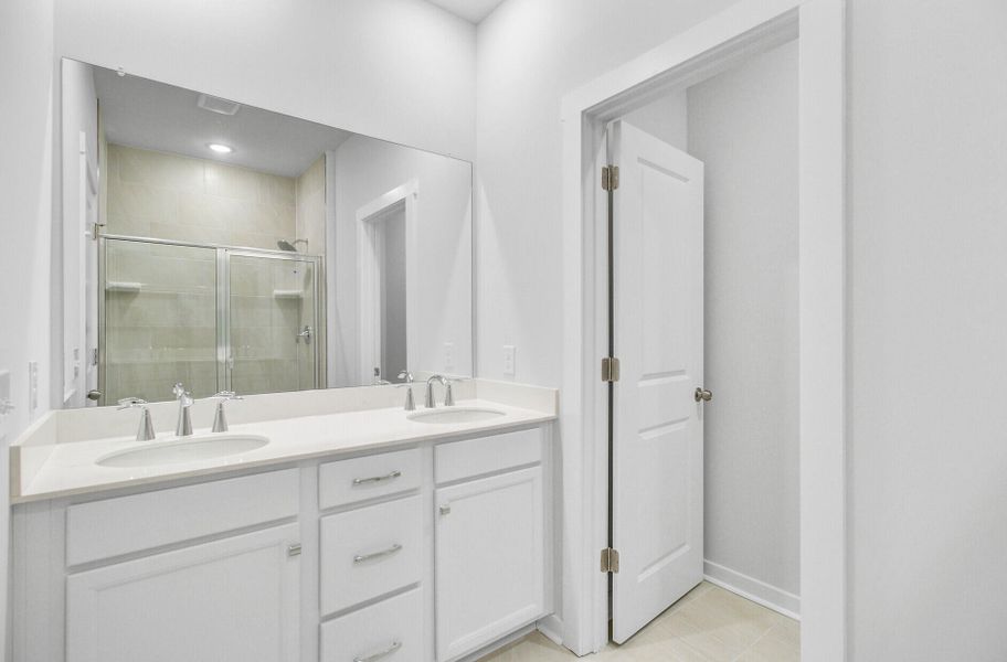 Furnished interior view inside a new home in Indigo Grove Townhomes, Johns Island (Image 7).