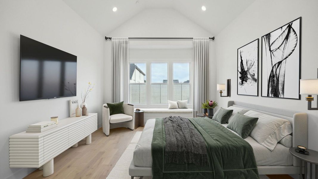 Staged Owner's Suite Staged Owner's Suite