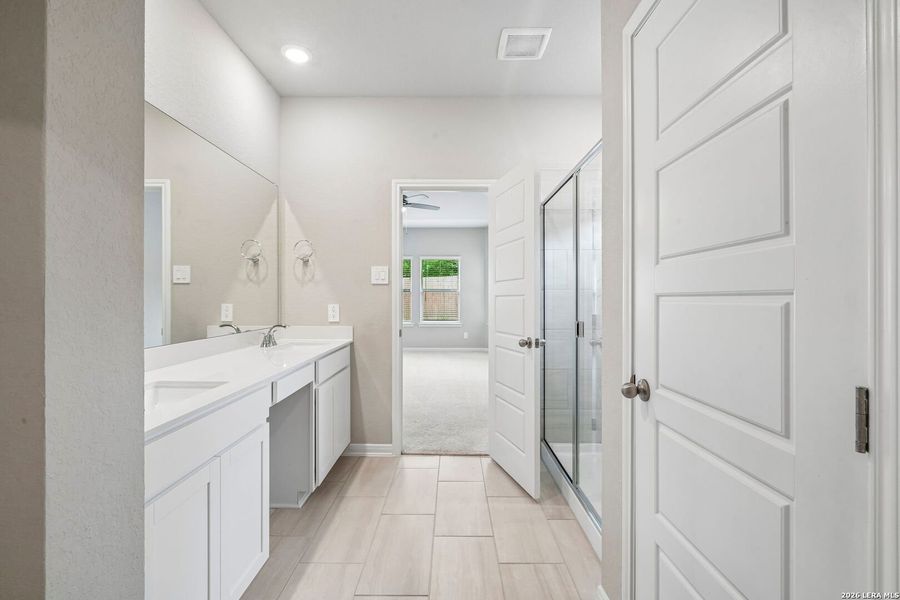 Furnished interior view inside a new home in Royal Crest, San Antonio (Image 12).
