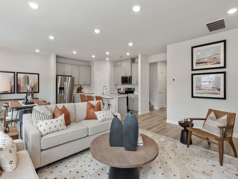 Chatham floorplan modeled at a Meritage Homes community in Stanley, N.C.