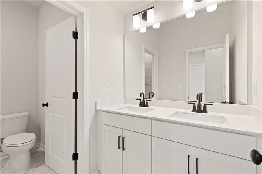 Furnished interior view inside a new home in Tiberon Woods, Cumming (Image 9).