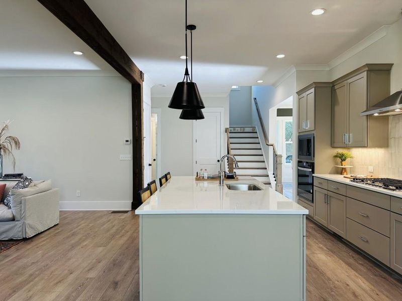 Furnished interior view inside a new home in Hillshire, Cumming (Image 5).