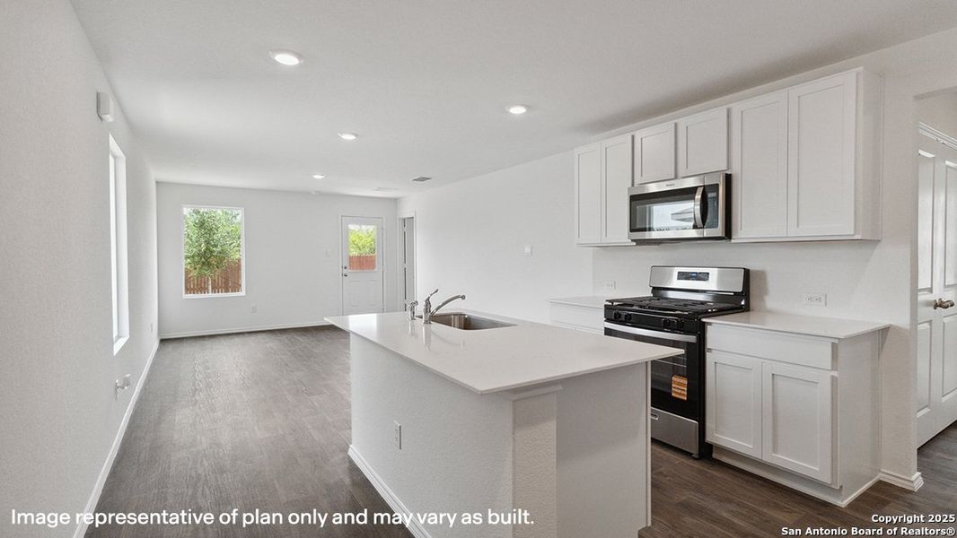 Furnished interior view inside a new home in Redbird Ranch, San Antonio (Image 8).
