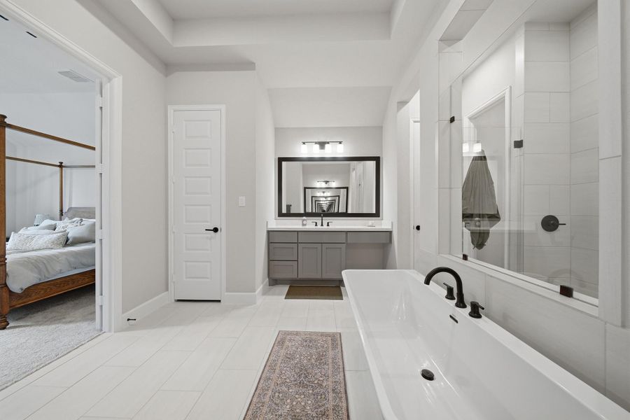 All One Level Primary Bathroom