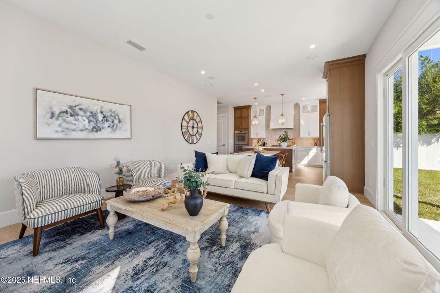 Furnished interior view inside a new home in , Fernandina Beach (Image 4). Furnished interior view inside a new home in , Fernandina Beach (Image 4).