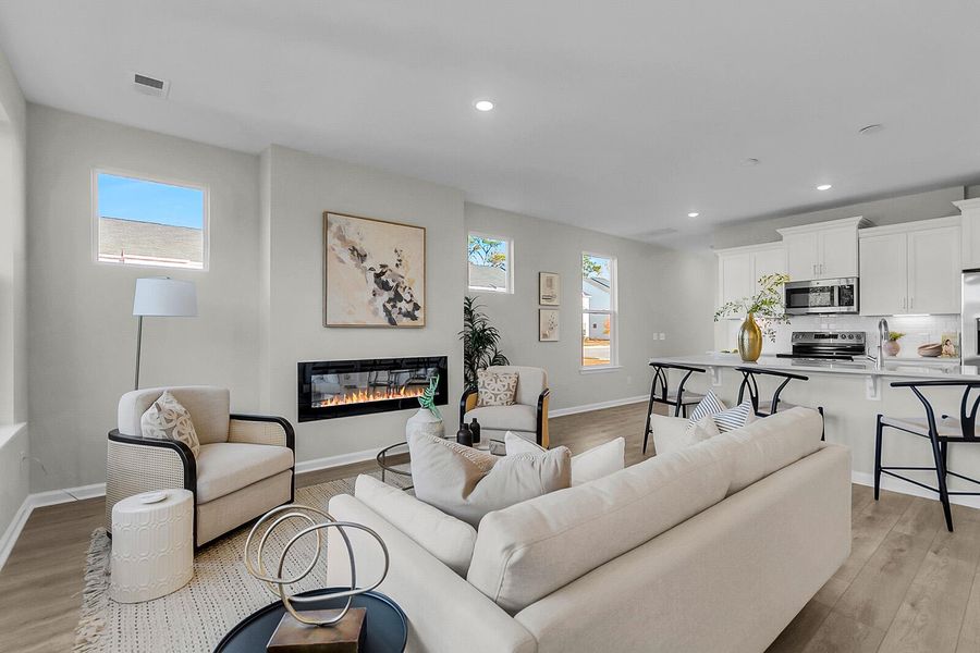 Furnished interior view inside a new home in Pineland Preserve, Summerville (Image 3).