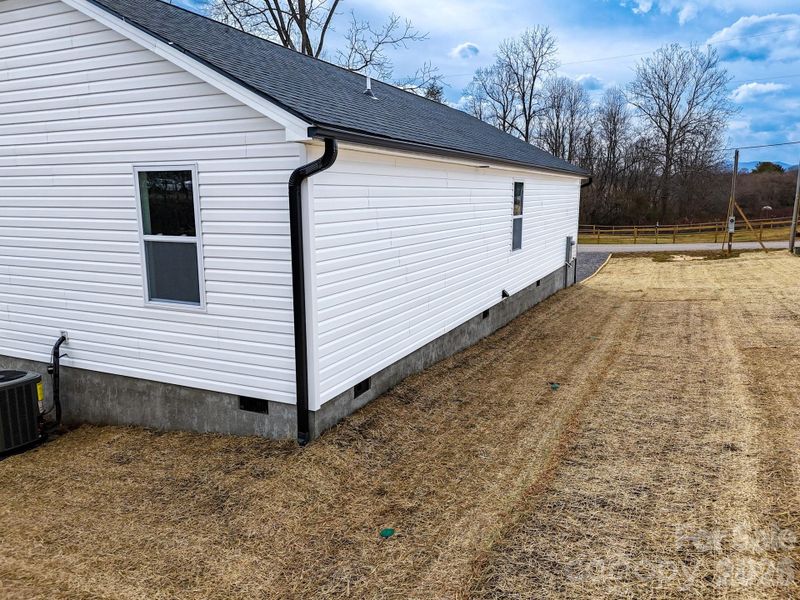 Exterior details and patio area of a home in , Canton (Image 24).