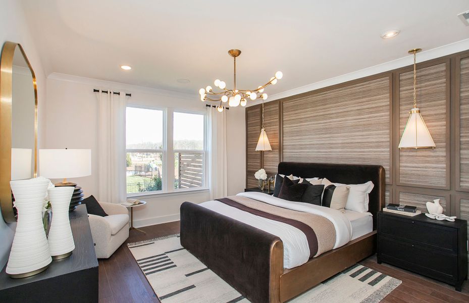 Furnished interior view inside a new home in Glenview Farms, Murfreesboro (Image 33).