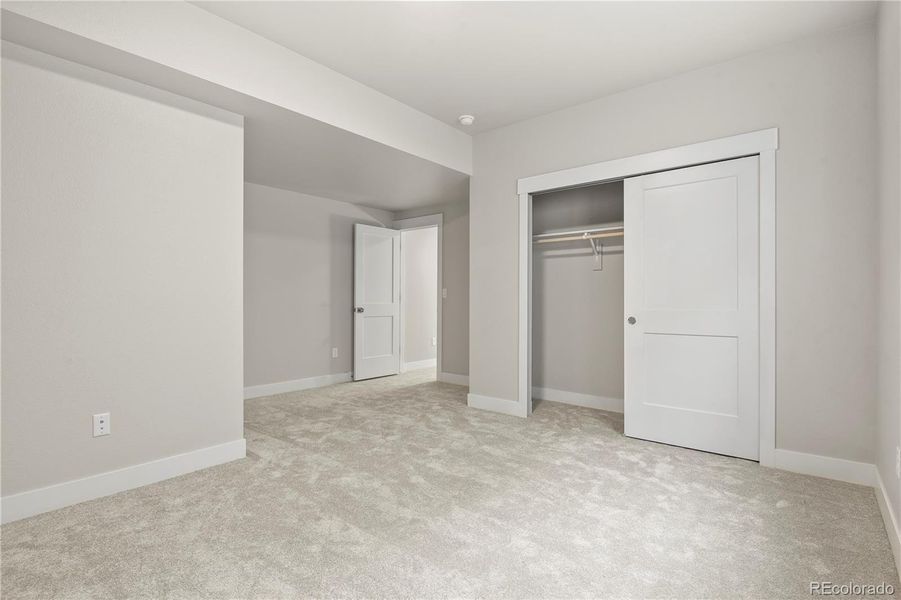 Basement bedroom