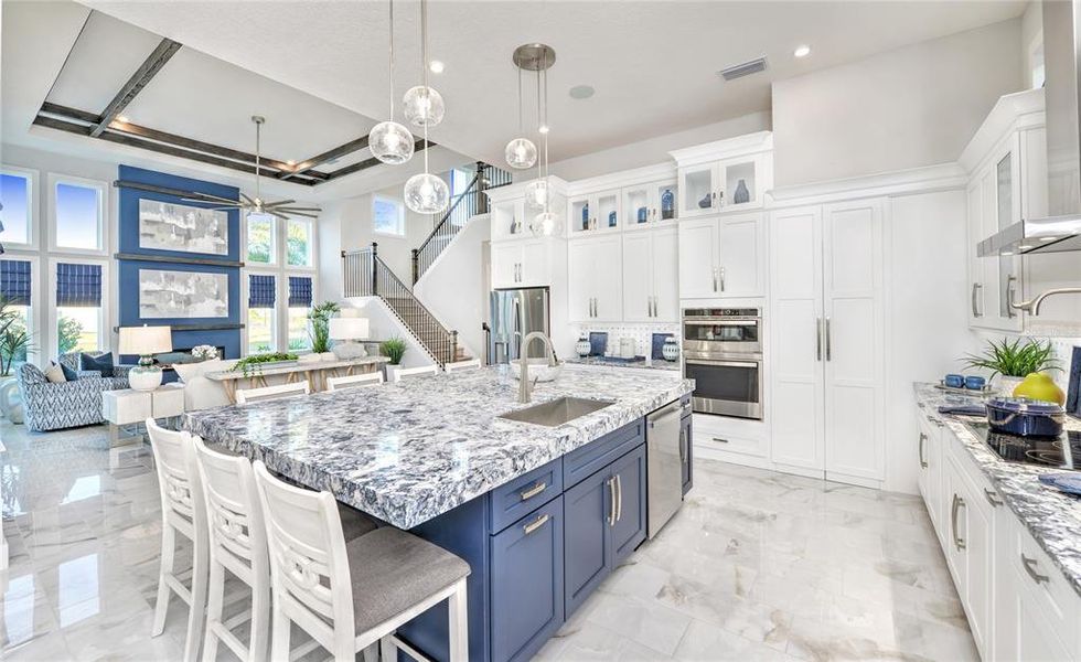 Furnished interior view inside a new home in Laureate Park, Orlando (Image 7).