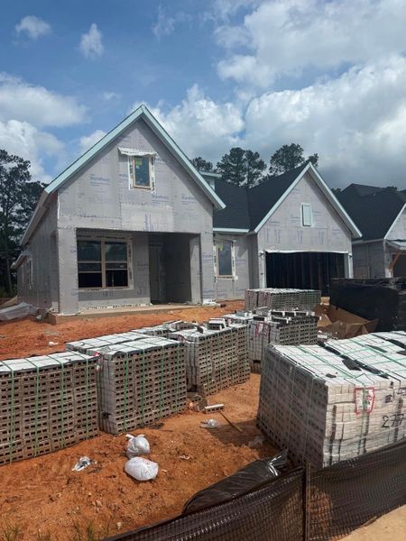 In-progress construction of a new home in Audubon – Ascent Collection, Magnolia, TX (Image 5).