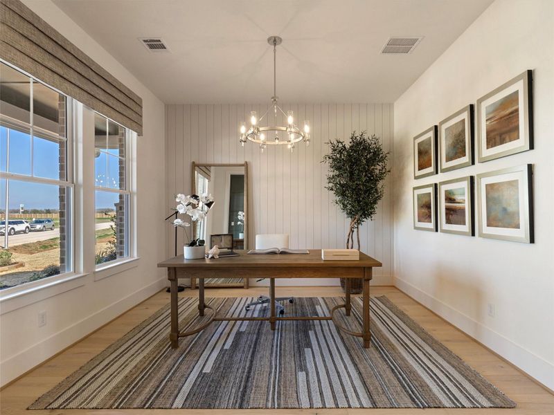 Furnished interior view inside a new home in , Smithville (Image 5).