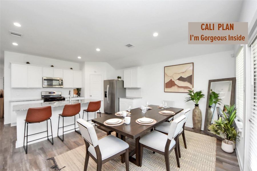 Furnished interior view inside a new home in , Rosharon (Image 7).