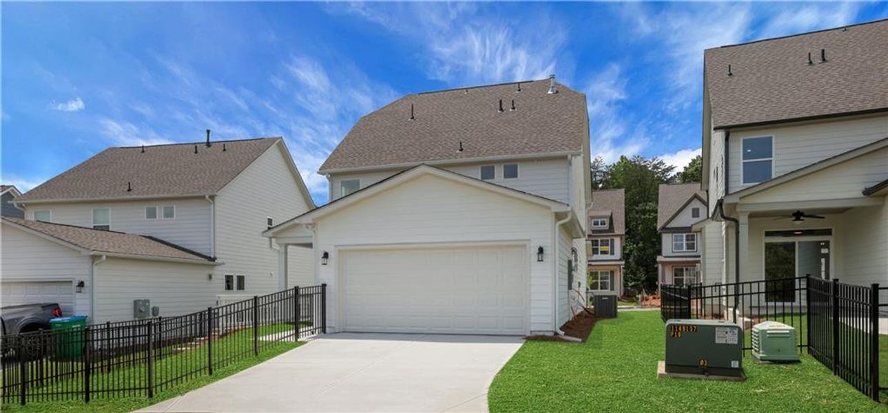 Front exterior of a new home in Marble Tree, Ball Ground, GA, highlighting curb appeal (Image 25).