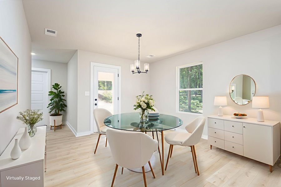 Representative furnished interior of a home built from the Singlecherry by Nason Homes in Woodland Farms, Dickson (Image 4).