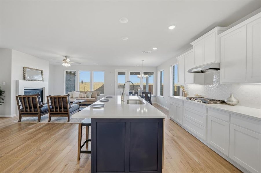 Furnished interior view inside a new home in Morningstar, Aledo (Image 6). Furnished interior view inside a new home in Morningstar, Aledo (Image 6).
