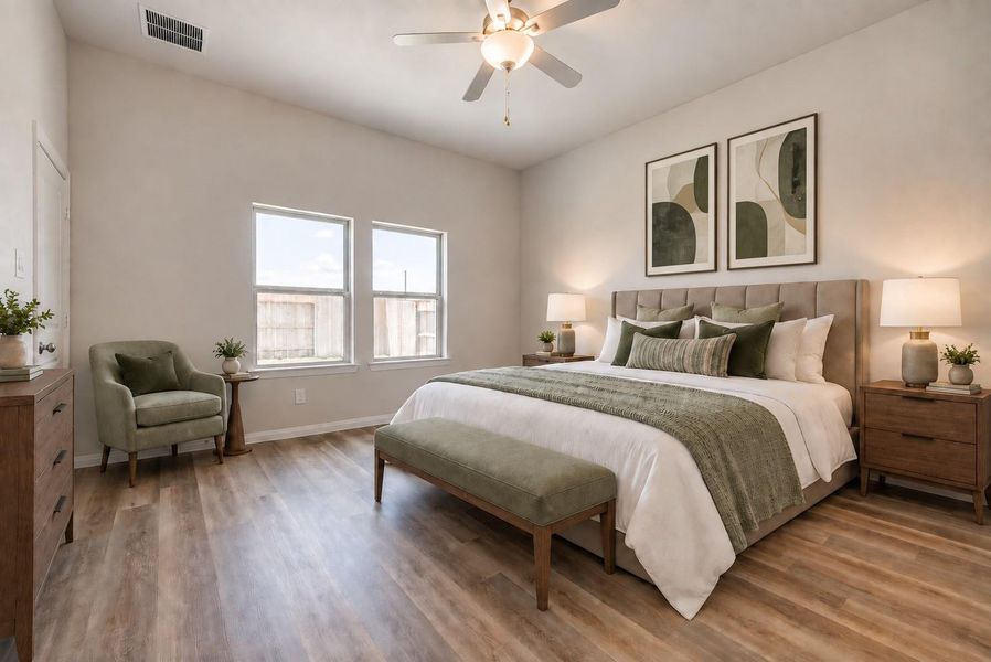 Furnished interior view inside a new home in , Waller (Image 14).