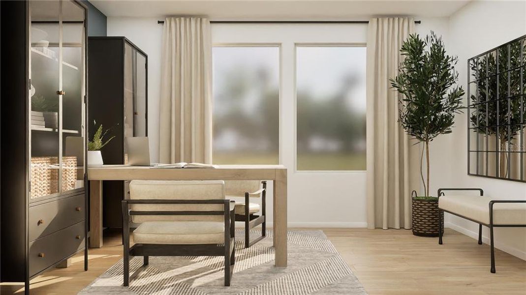 Furnished interior view inside a new home in Crosswinds, Haines City (Image 20).