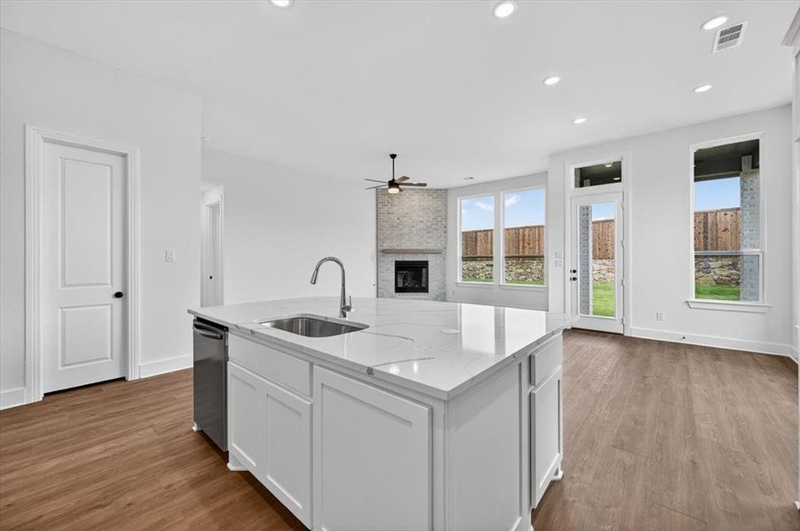 Furnished interior view inside a new home in Wellington, Haslet (Image 5).