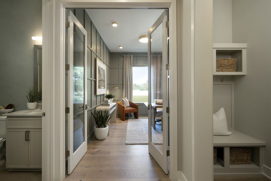 Representative furnished interior of a home built from the 5001 by Risewell Homes in Freedom at Anthem, Kyle (Image 17). Representative furnished interior of a home built from the 5001 by Risewell Homes in Freedom at Anthem, Kyle (Image 17).