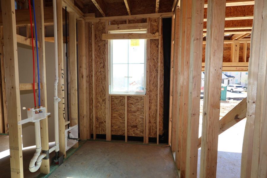 In-progress construction of a new home in Dunham Pointe, Cypress, TX (Image 23).