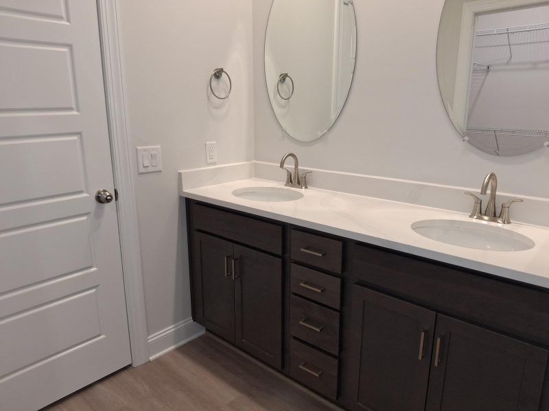 Furnished interior view inside a new home in Weybridge, Burlington (Image 9). Furnished interior view inside a new home in Weybridge, Burlington (Image 9).