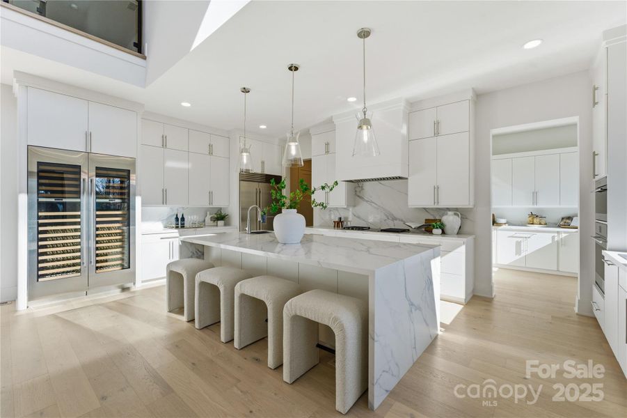 Furnished interior view inside a new home in , Matthews (Image 31).