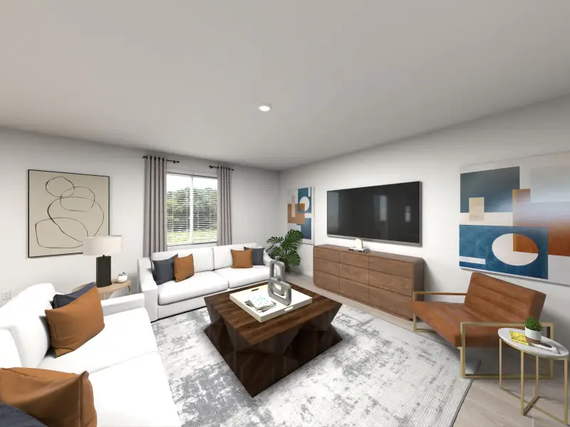 Furnished interior view inside a new home in Kings Creek - Signature Series, Jacksonville (Image 4).