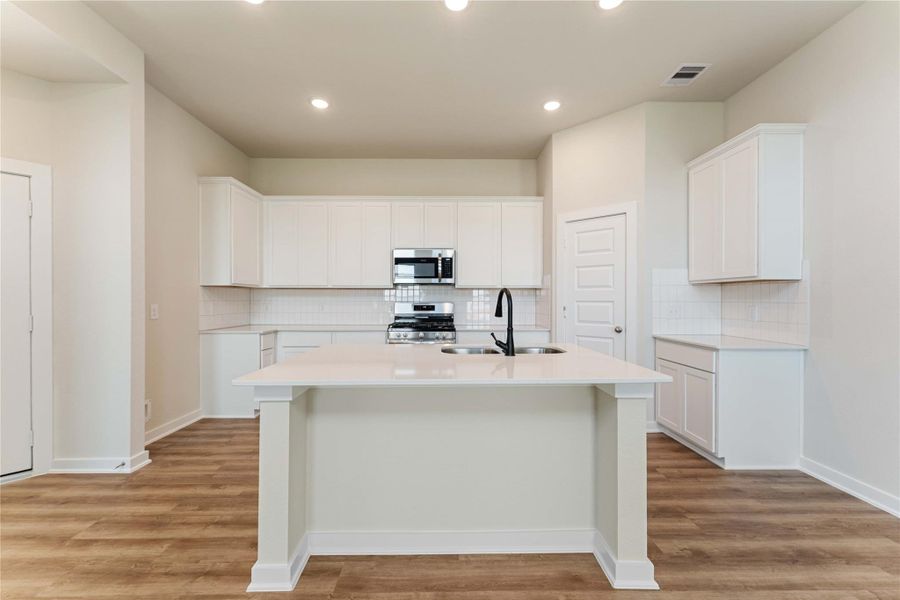Furnished interior view inside a new home in Lexington Heights, Willis (Image 5).