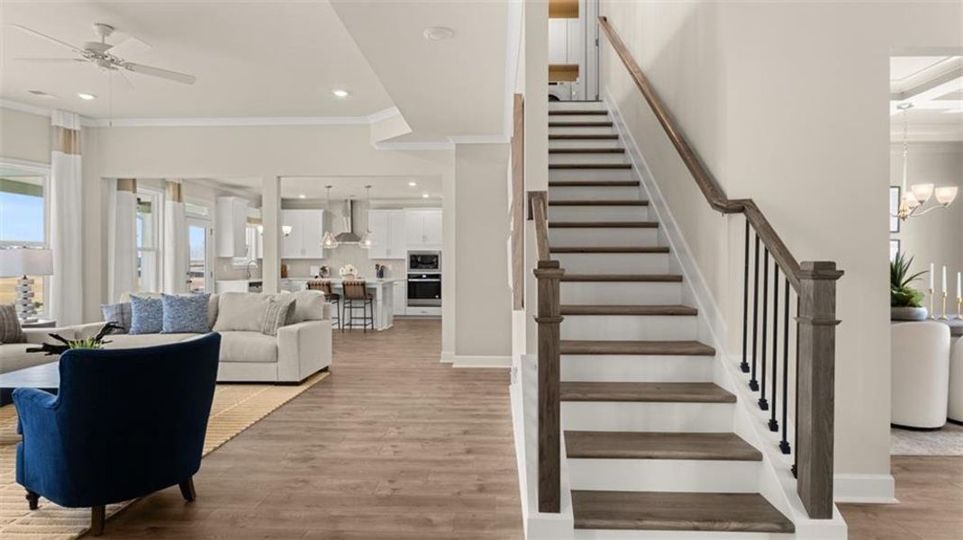 Furnished interior view inside a new home in The Gates at Pates Creek, Hampton (Image 19).