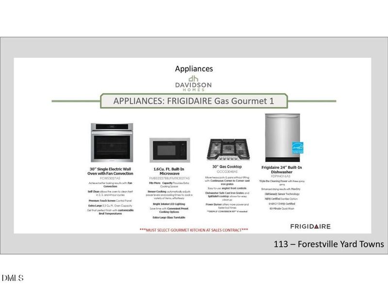 Sample of building materials used in homes in Forestville Yard Townhomes, Knightdale (Image 7).