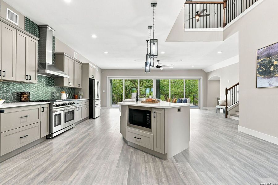 Furnished interior view inside a new home in , San Antonio (Image 15).