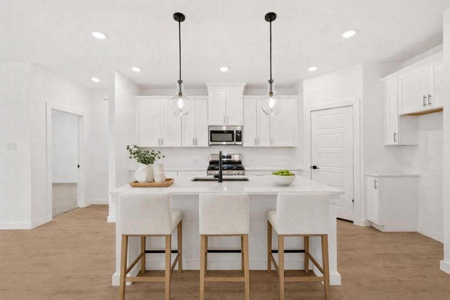 Furnished interior view inside a new home in Talon Hills, Saginaw (Image 12).
