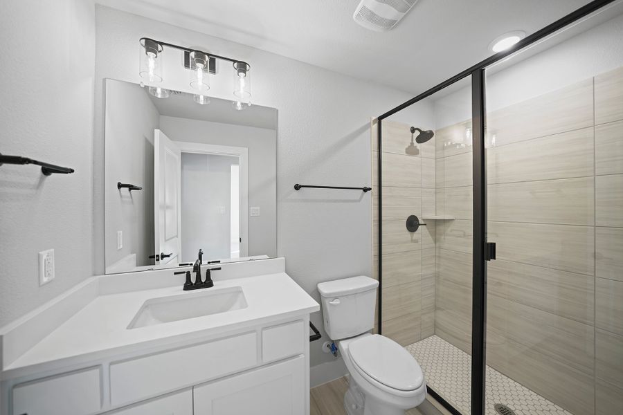 Furnished interior view inside a new home in Fields - 40' Lots, Frisco (Image 12). Furnished interior view inside a new home in Fields - 40' Lots, Frisco (Image 12).