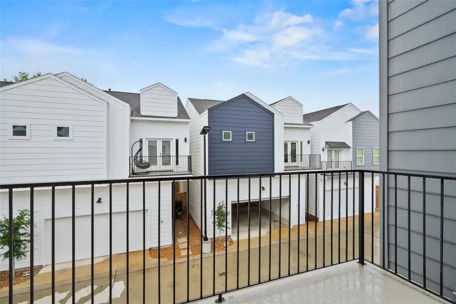 Exterior details and patio area of a home in , Houston (Image 3).