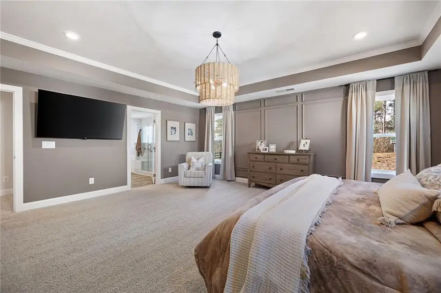 Furnished interior view inside a new home in NorthFarm at NatureWalk, Dallas (Image 32).